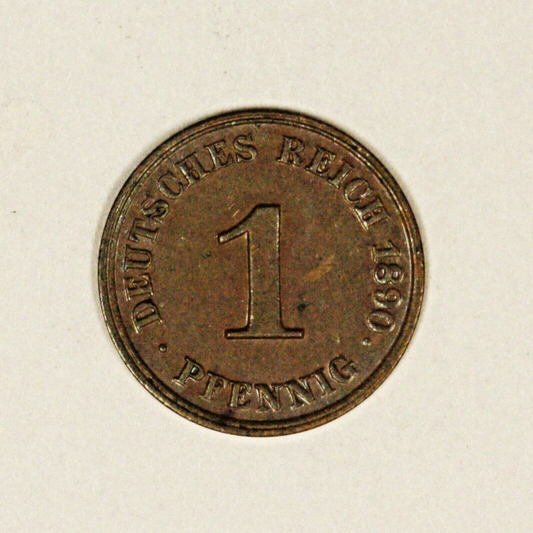 Germany 1890 J Pfennig