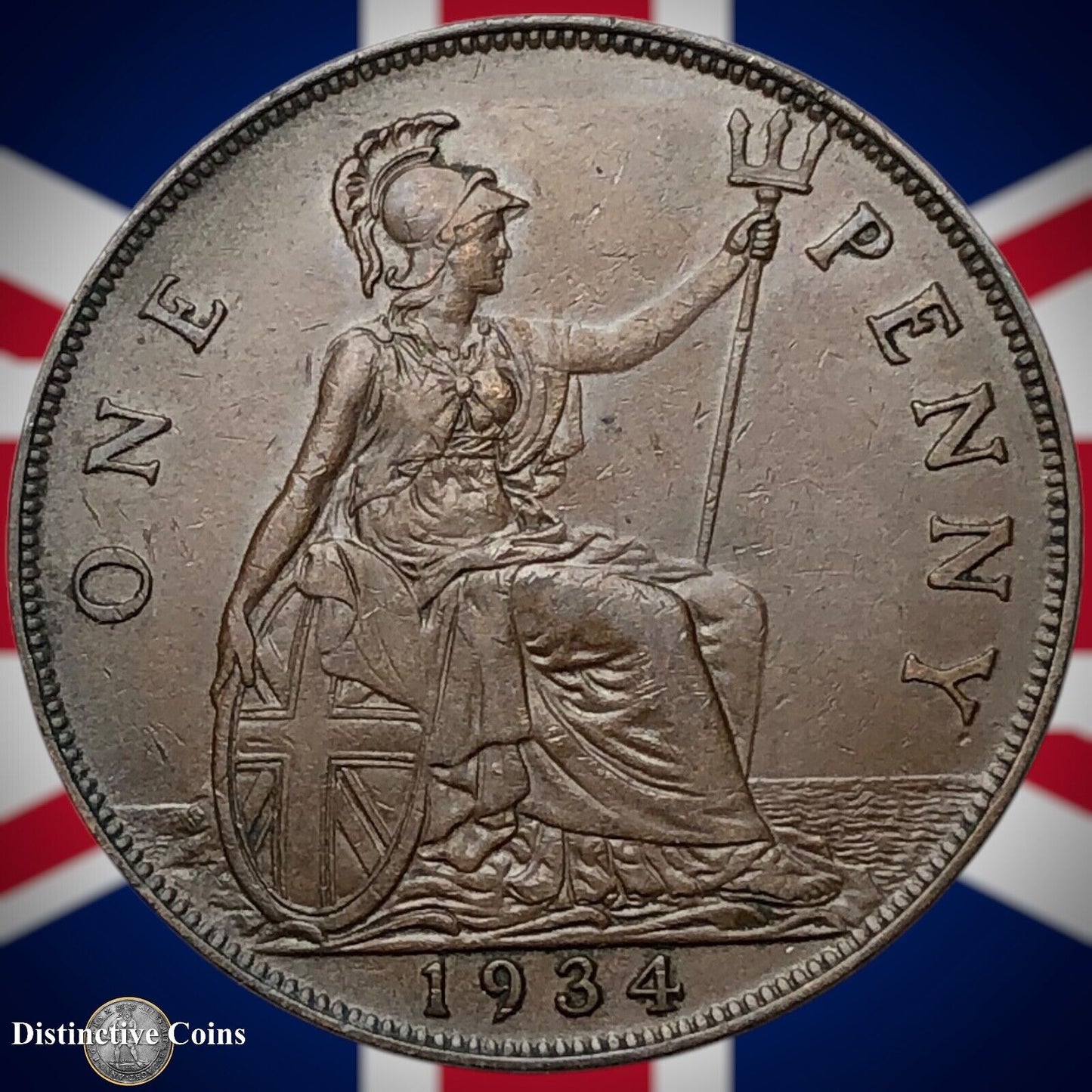 Great Britain 1934 Penny 1d GB7157