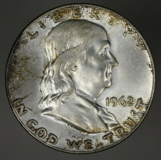 US 1962 D Franklin Half Dollar  A2745
