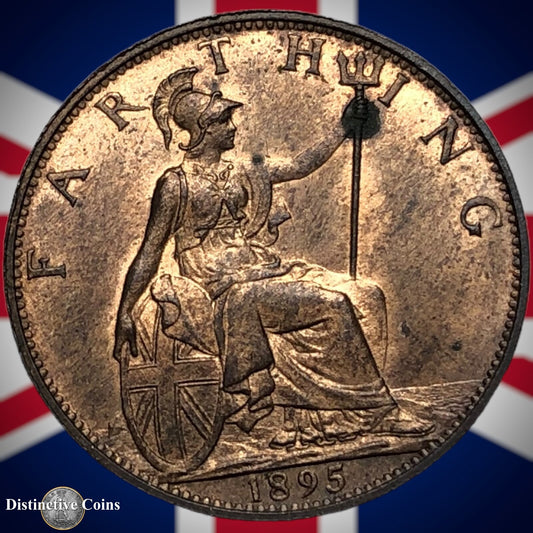 Great Britain 1895 Farthing 1/4d GB4417