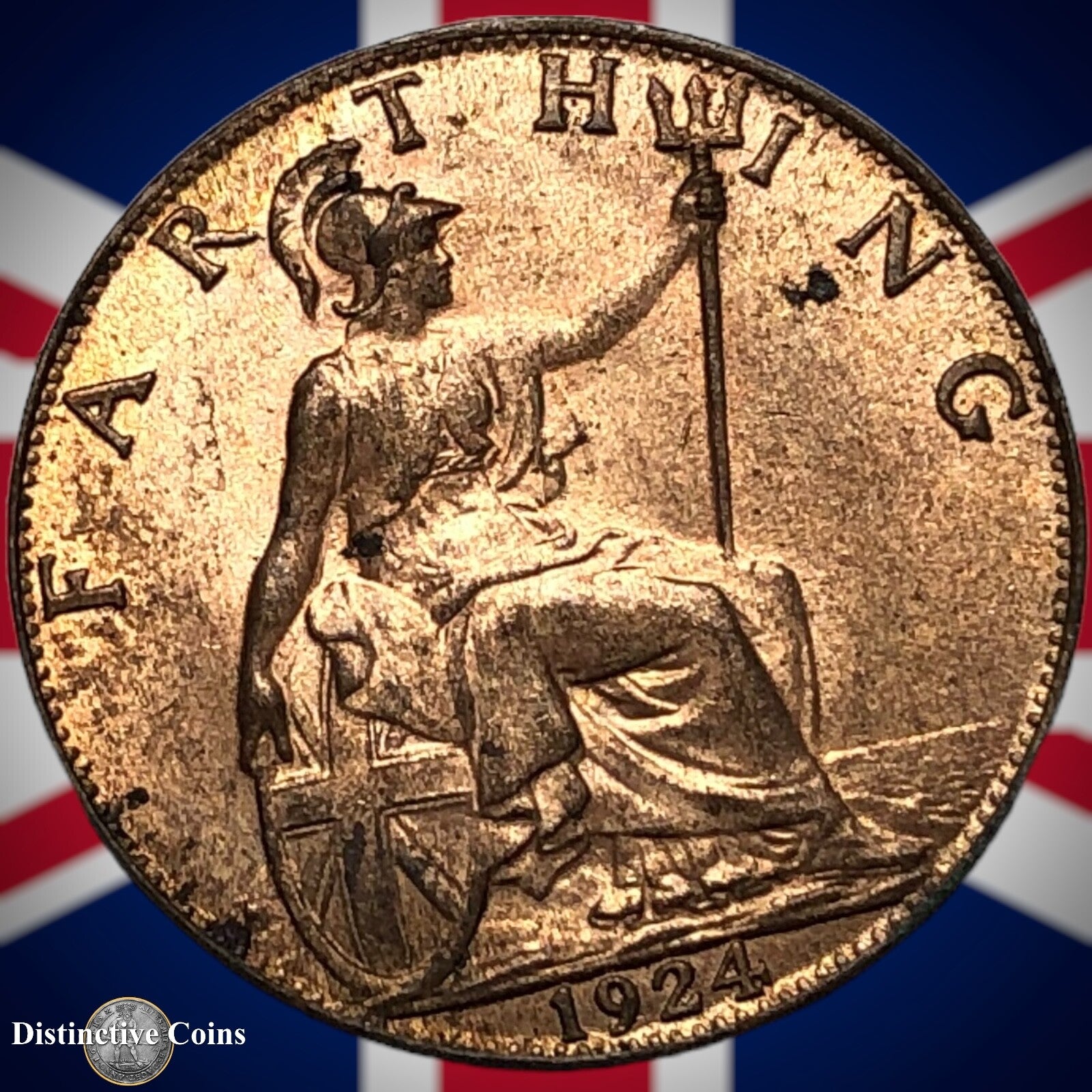 Great Britain 1924 Farthing 1/4d GB4797