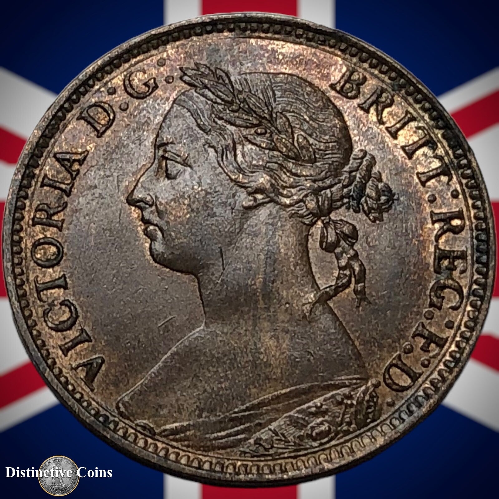 Great Britain 1894 Farthing 1/4d GB4387