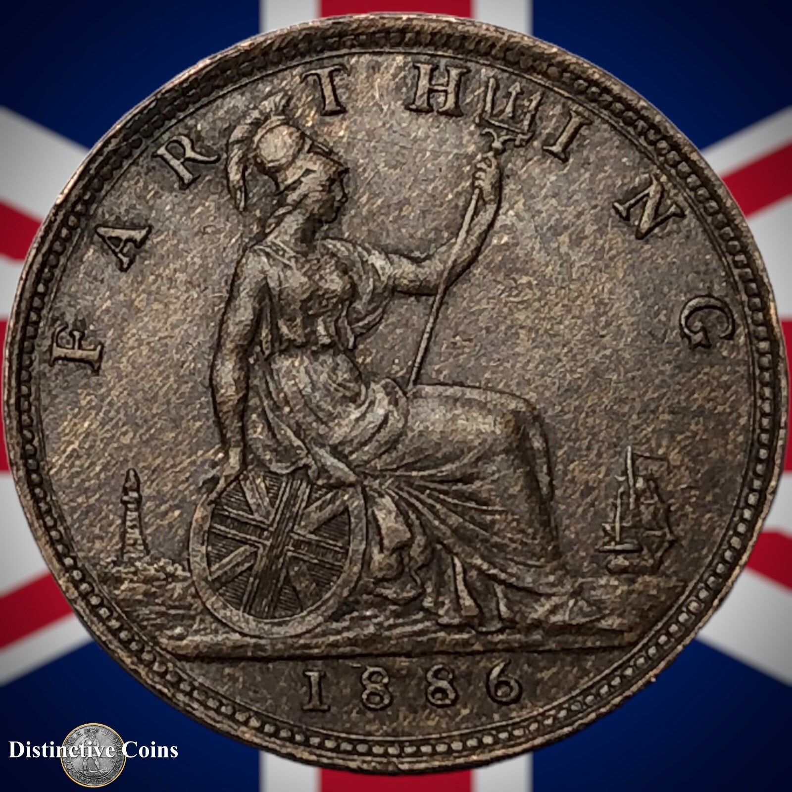 Great Britain 1886 Farthing 1/4d GB4200