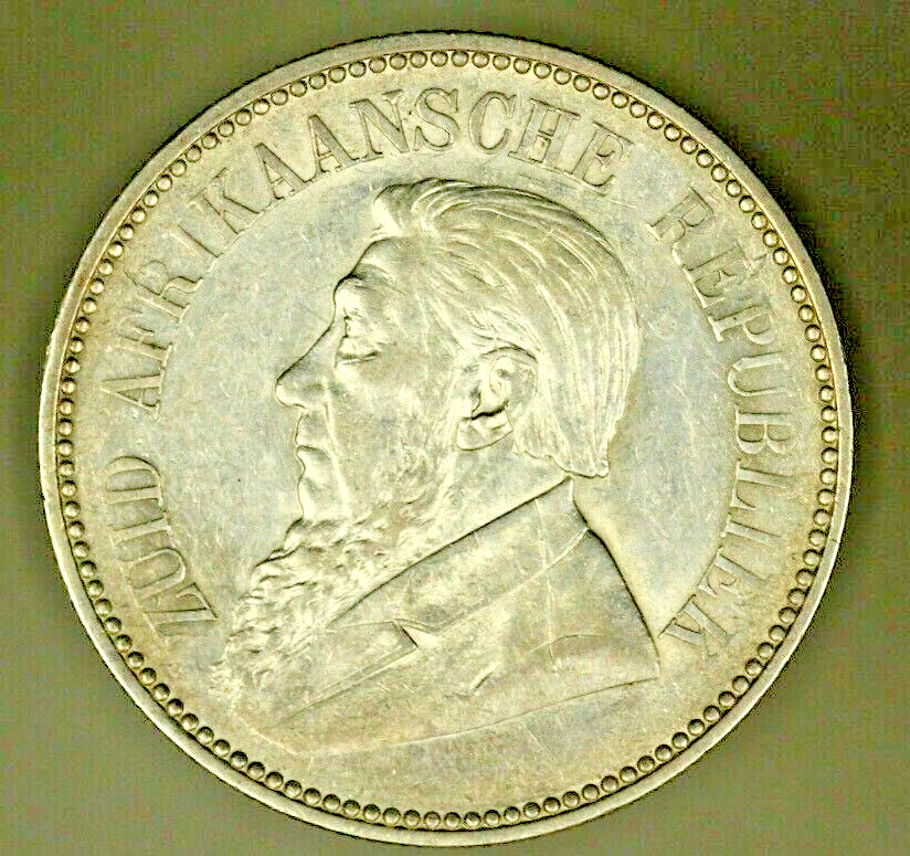 South Africa Silver 2 1/2 Shilling 1897  AU  A646