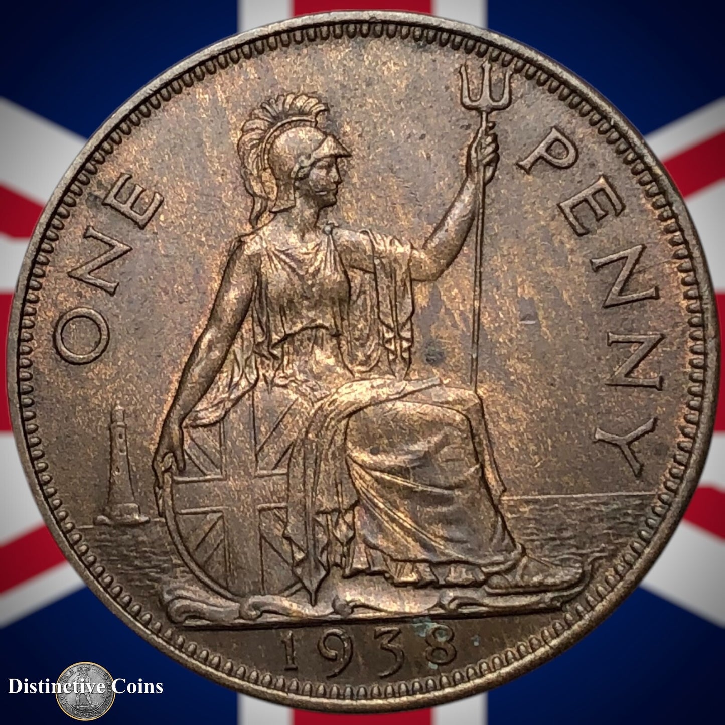 Great Britain 1938 Penny 1d GB7217