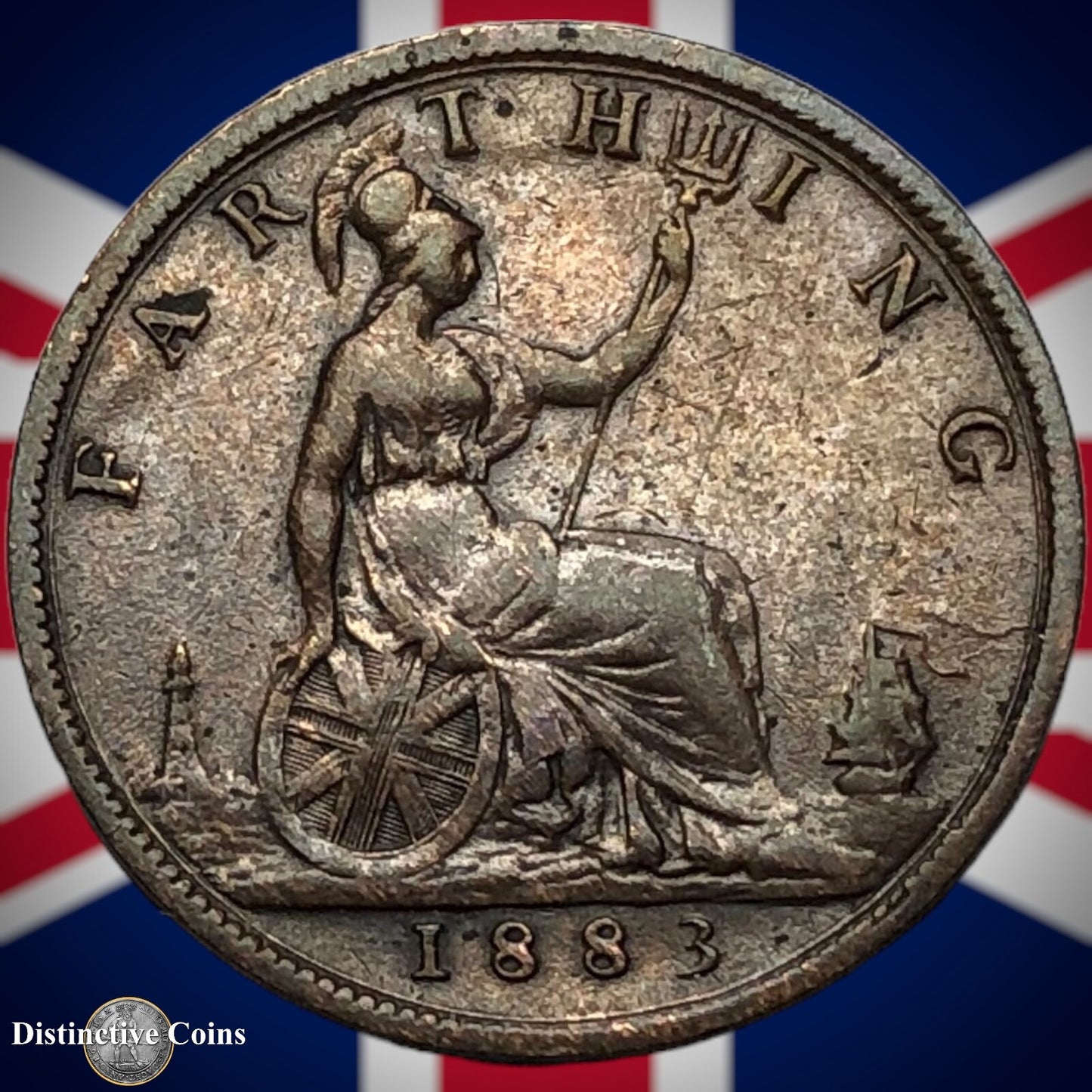 Great Britain 1883 Farthing 1/4d GB4050