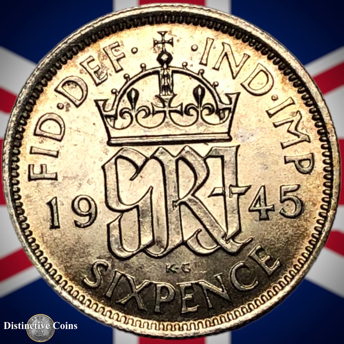 Great Britain 1945 Six Pence GB1762