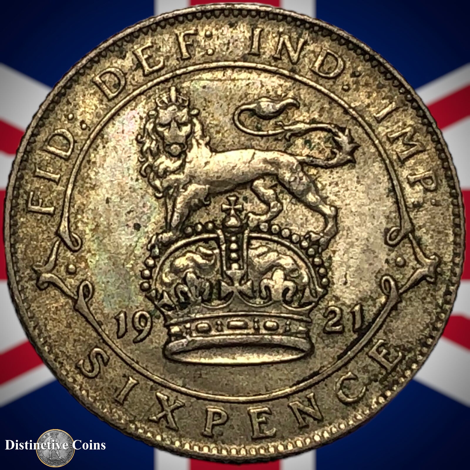 Great Britain 1921 Six Pence GB1640