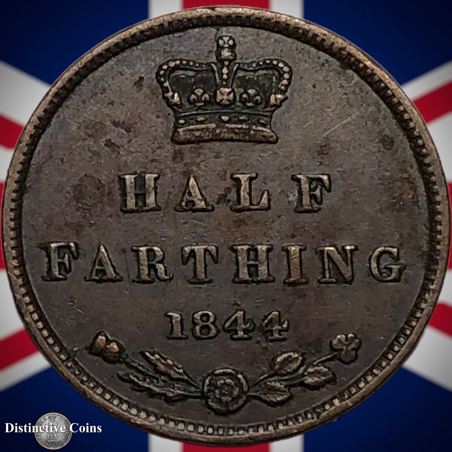 Great Britain 1844 Half Farthing 1/2 Penny GB3083