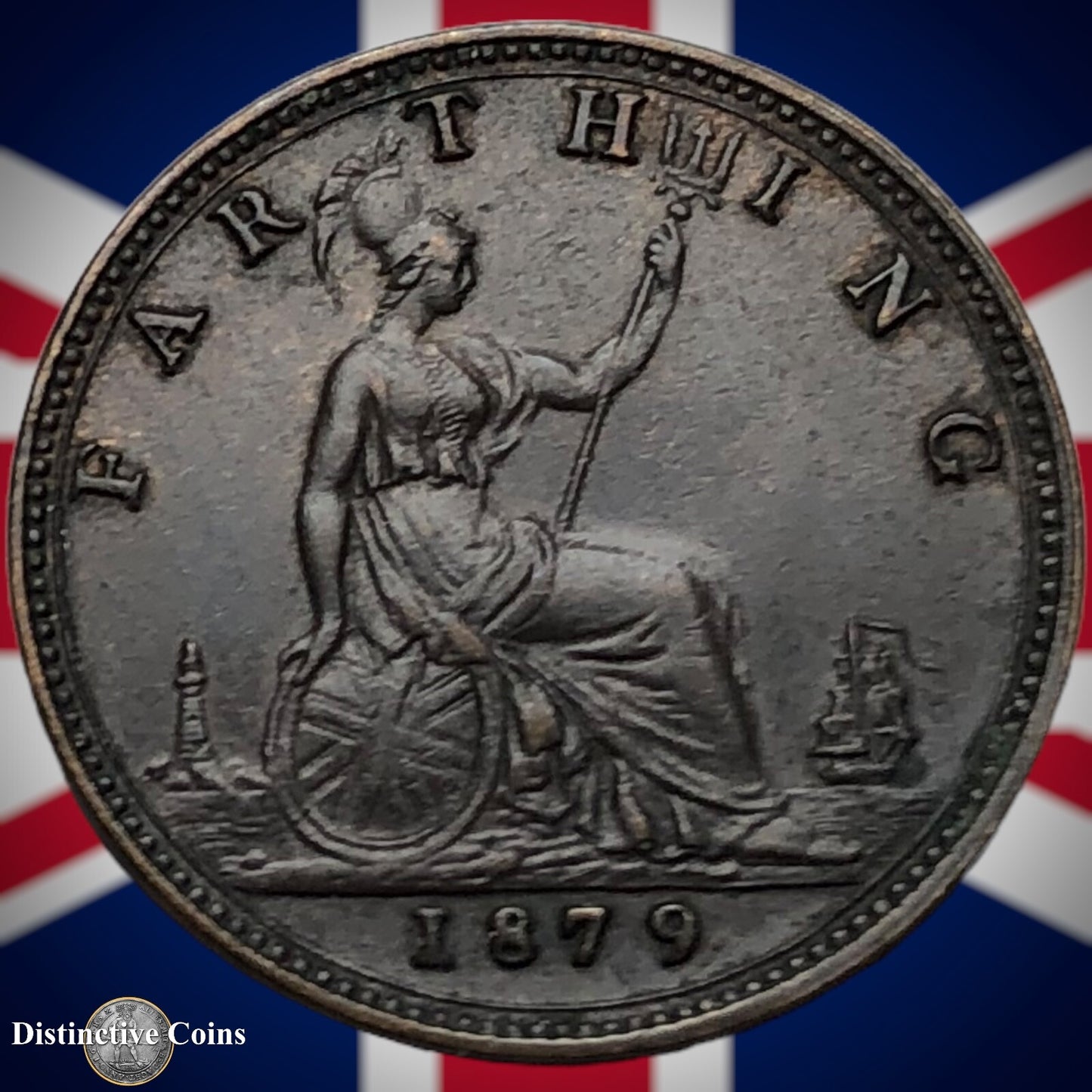 Great Britain 1879 Farthing 1/4d GB3833