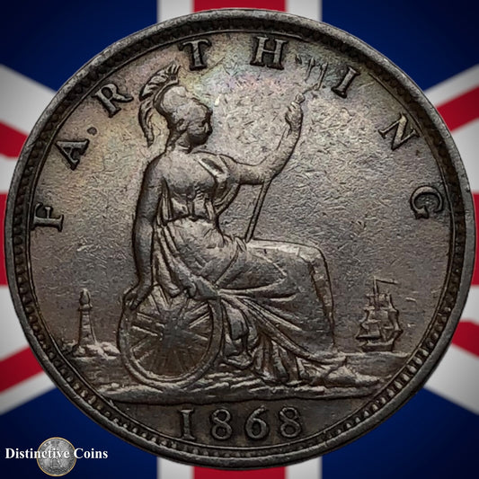 Great Britain 1868 Farthing 1/4d GB3628