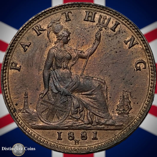 Great Britain 1881 H Farthing 1/4d GB3988