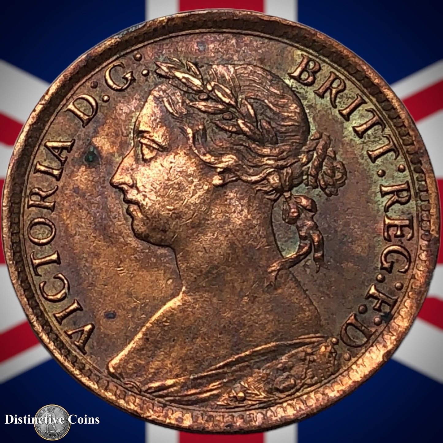 Great Britain 1885 Farthing 1/4d GB4160