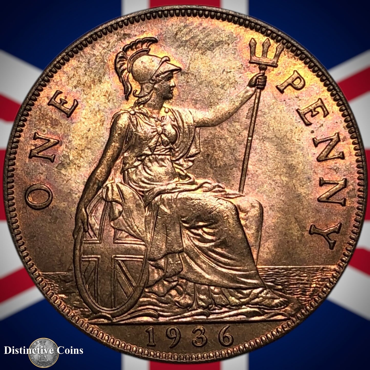 Great Britain 1936 Penny 1d GB7205
