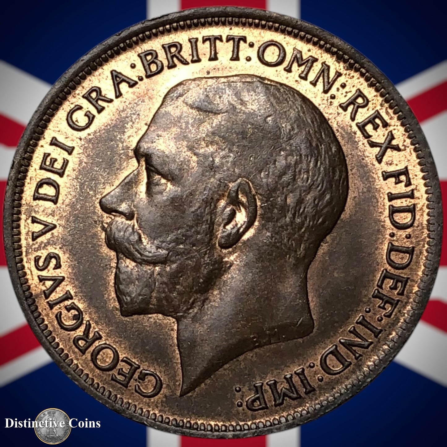 Great Britain 1917 Penny 1d GB6857