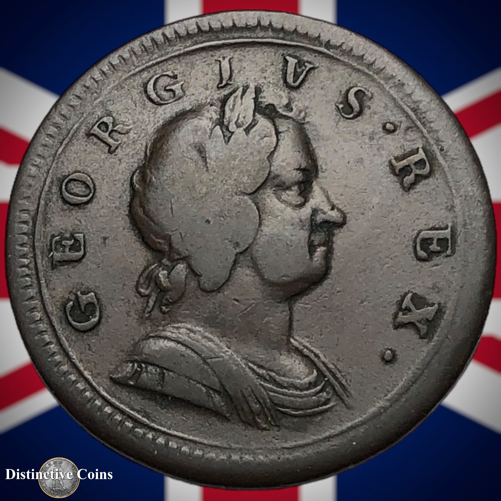 Great Britain 1723 Half Penny 1/2d GB5029