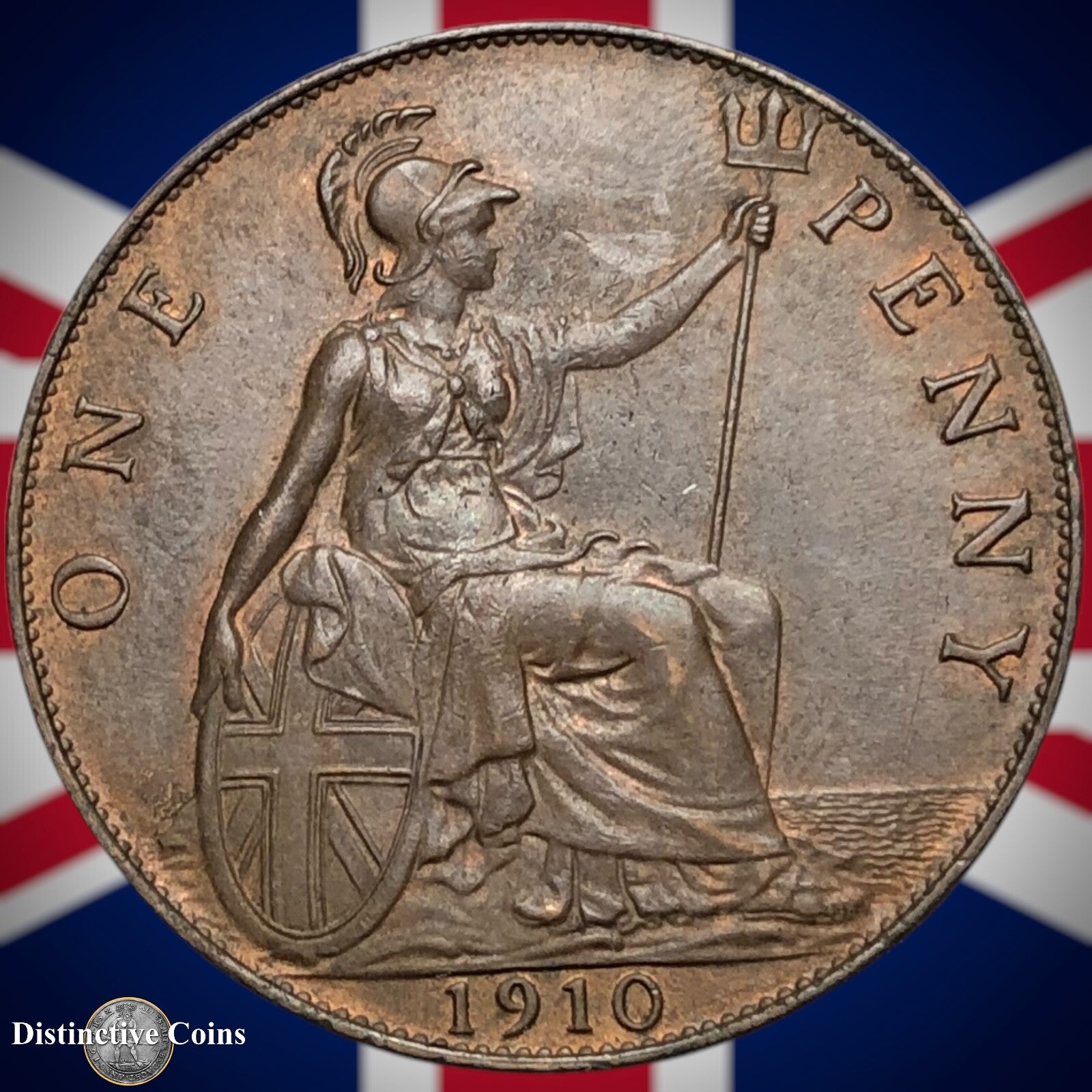 Great Britain 1910 Penny 1d GB6736