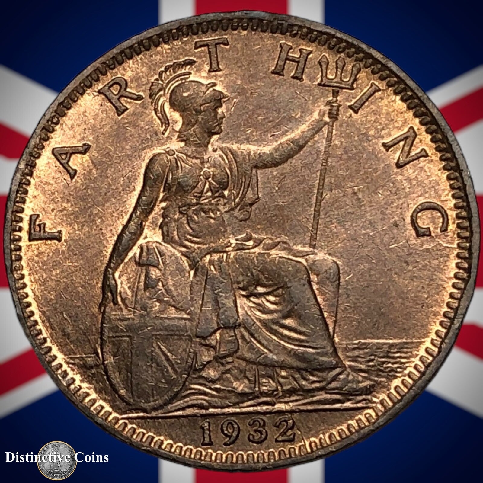 Great Britain 1932 Farthing 1/4d GB4923