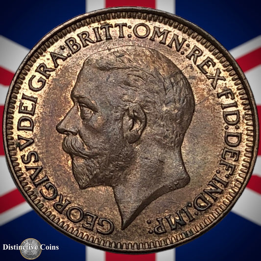 Great Britain 1927 Farthing 1/4d GB4849