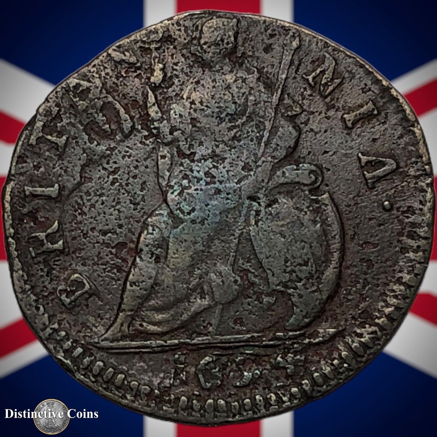 Great Britain 1694 Farthing 1/4d GB3151