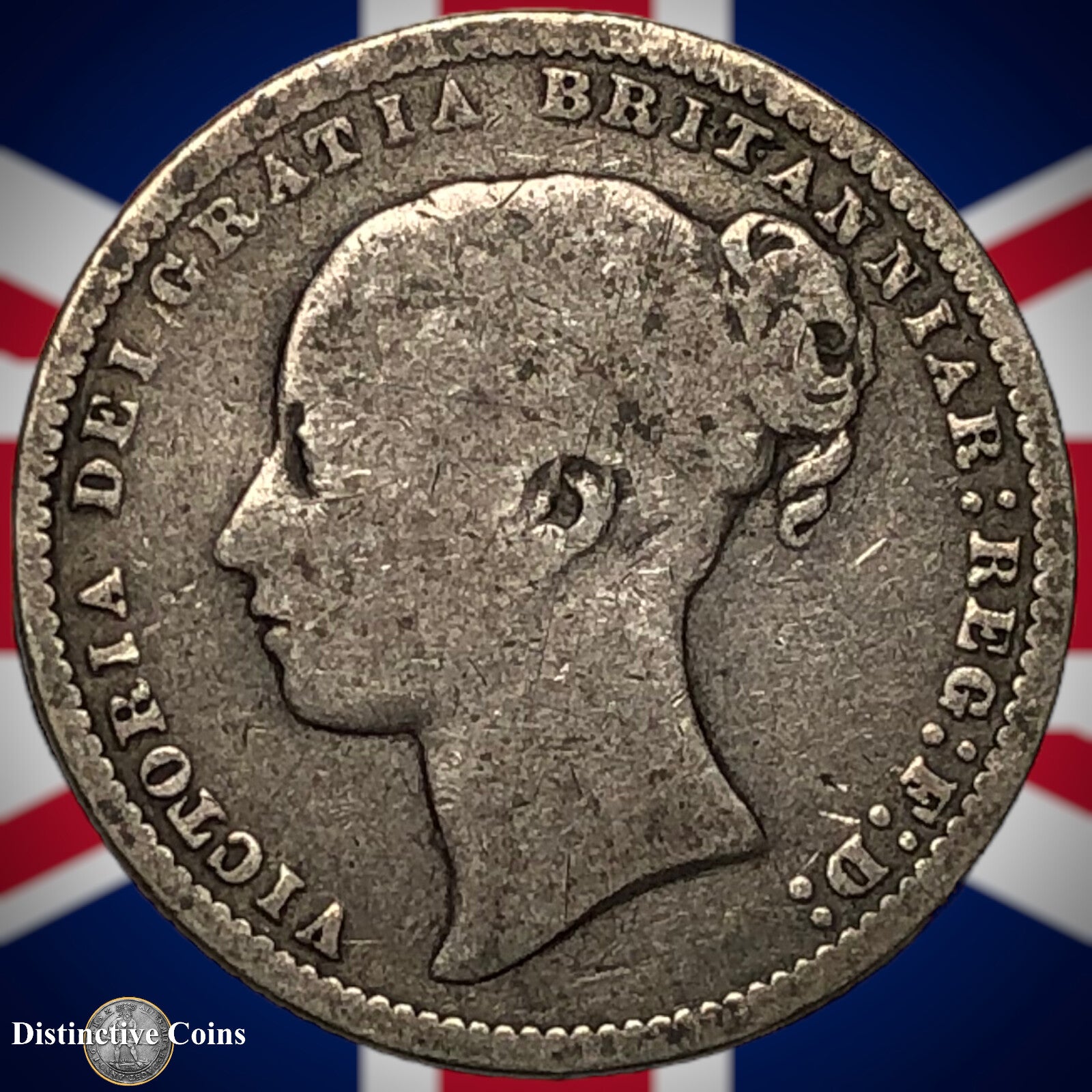 Great Britain 1875 British One Shilling GB0356