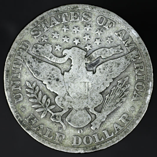 US 1904 O Barber Half Dollar  A3259