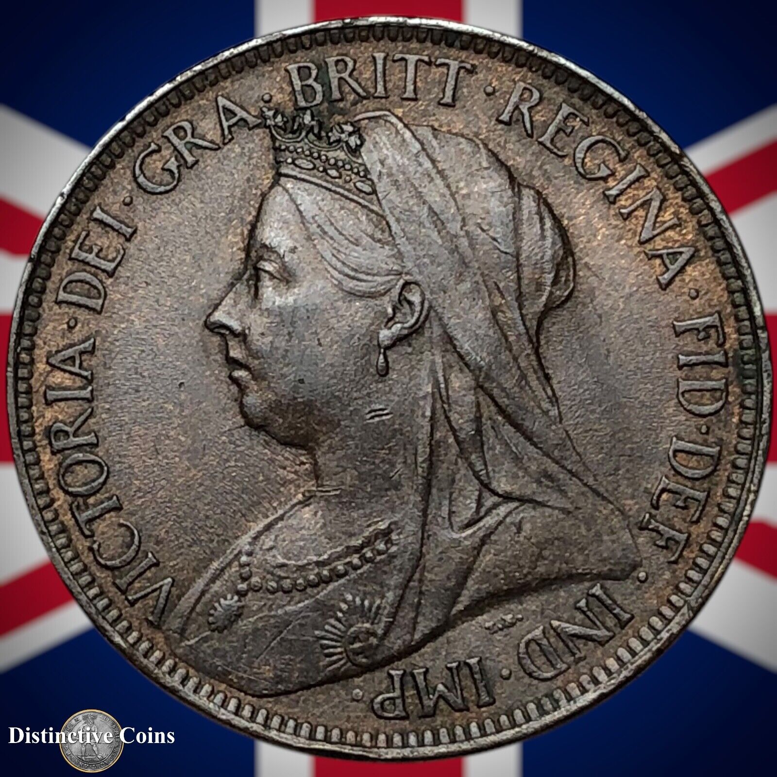 Great Britain 1897 Half Penny 1/2d GB5731