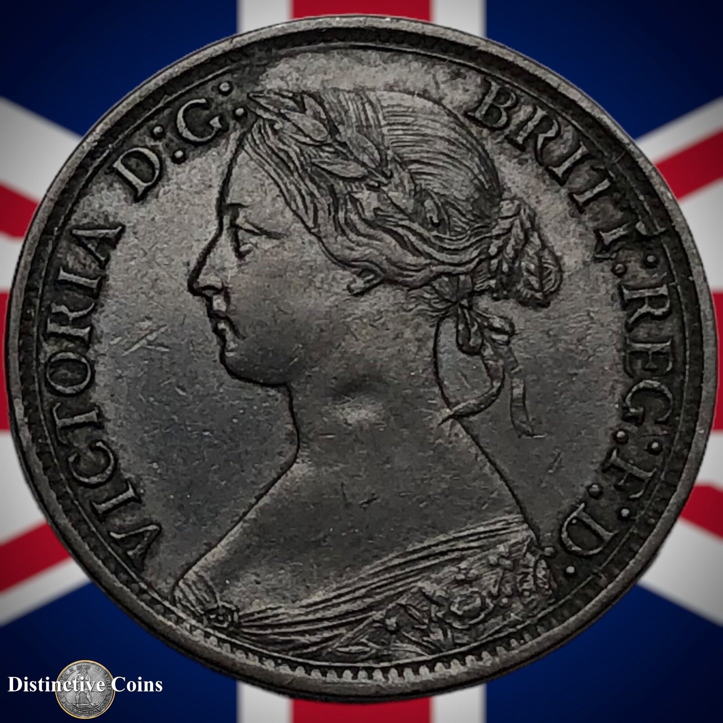 Great Britain 1864 Farthing 1/4d GB3510