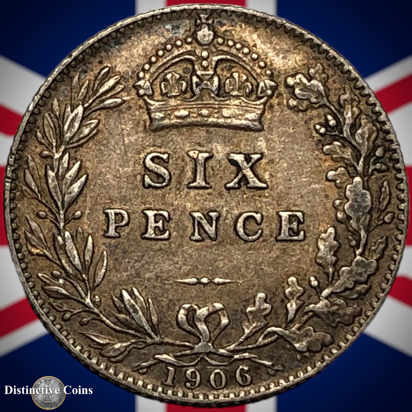 Great Britain 1906 Six Pence GB1534
