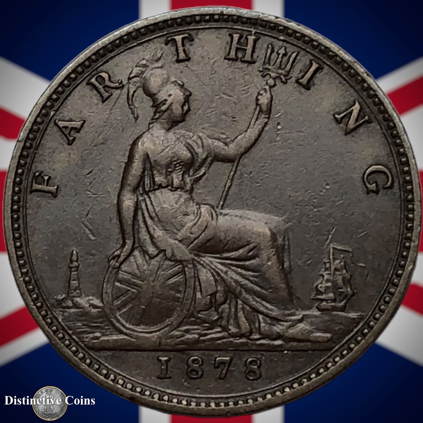 Great Britain 1878 Farthing 1/4d GB3777