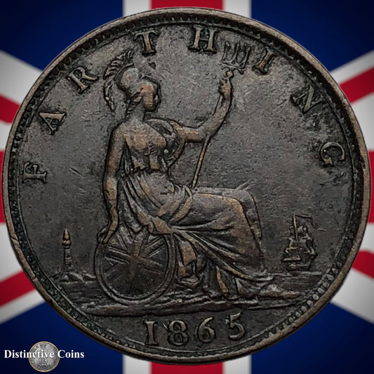 Great Britain 1865 Farthing 1/4d GB3520