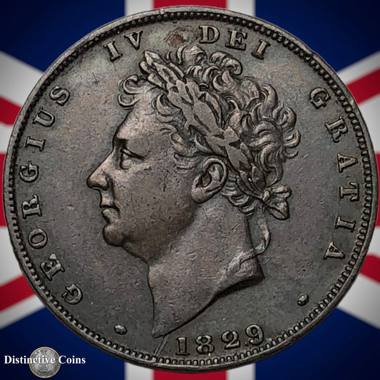 Great Britain 1829 Farthing 1/4d GB3342