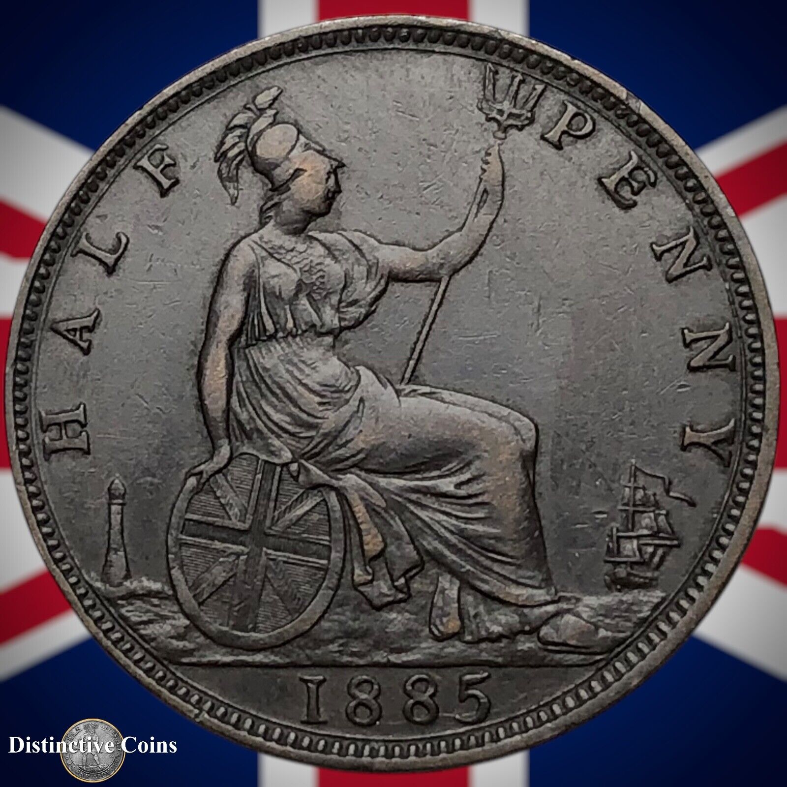 Great Britain 1885 Half Penny 1/2d GB5574