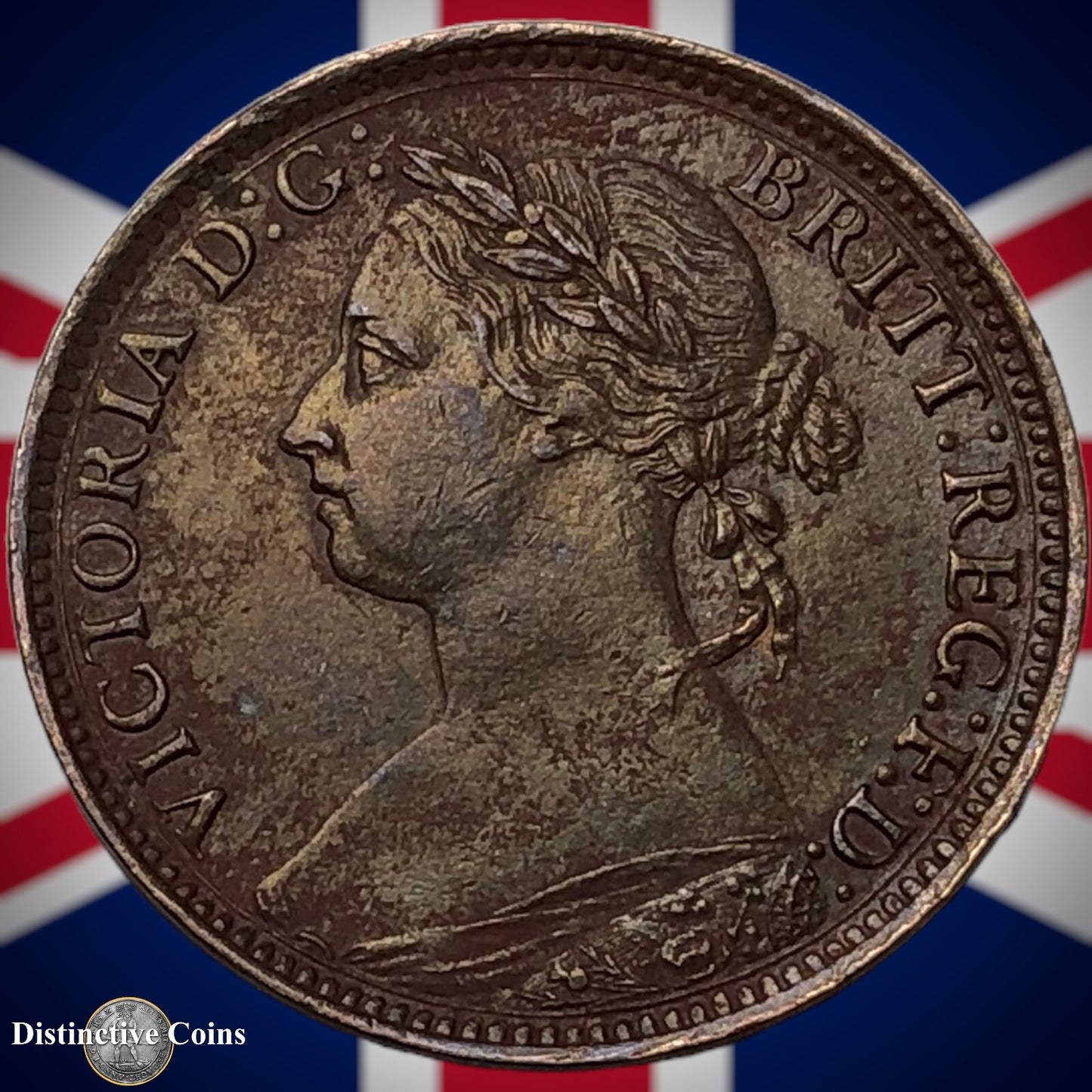 Great Britain 1885 Farthing 1/4d GB4139