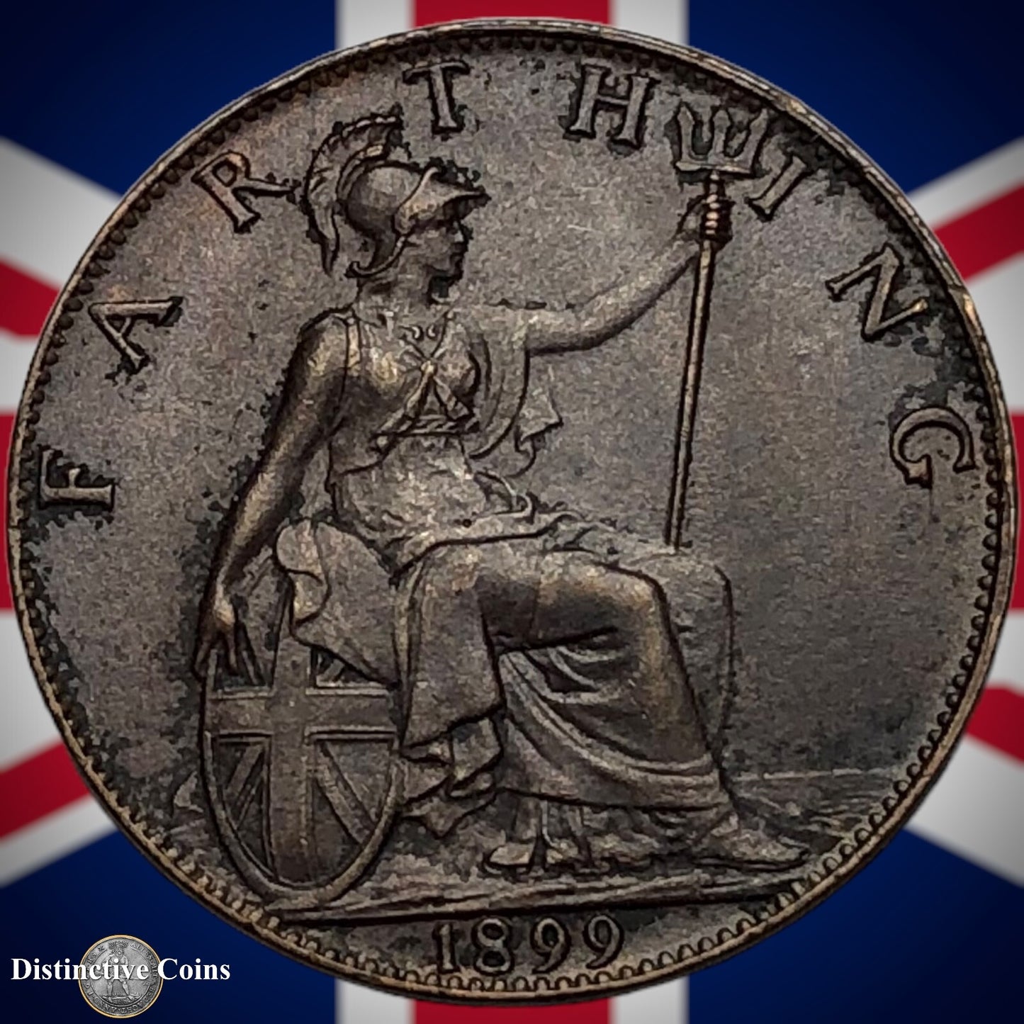 Great Britain 1899 Farthing 1/4d GB4465