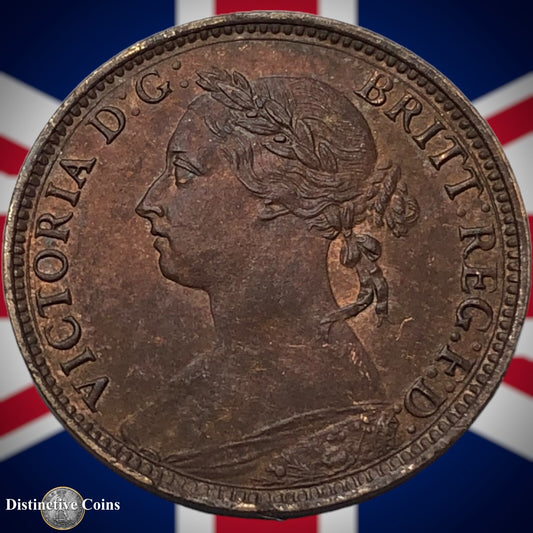 Great Britain 1891 Farthing 1/4d GB4321