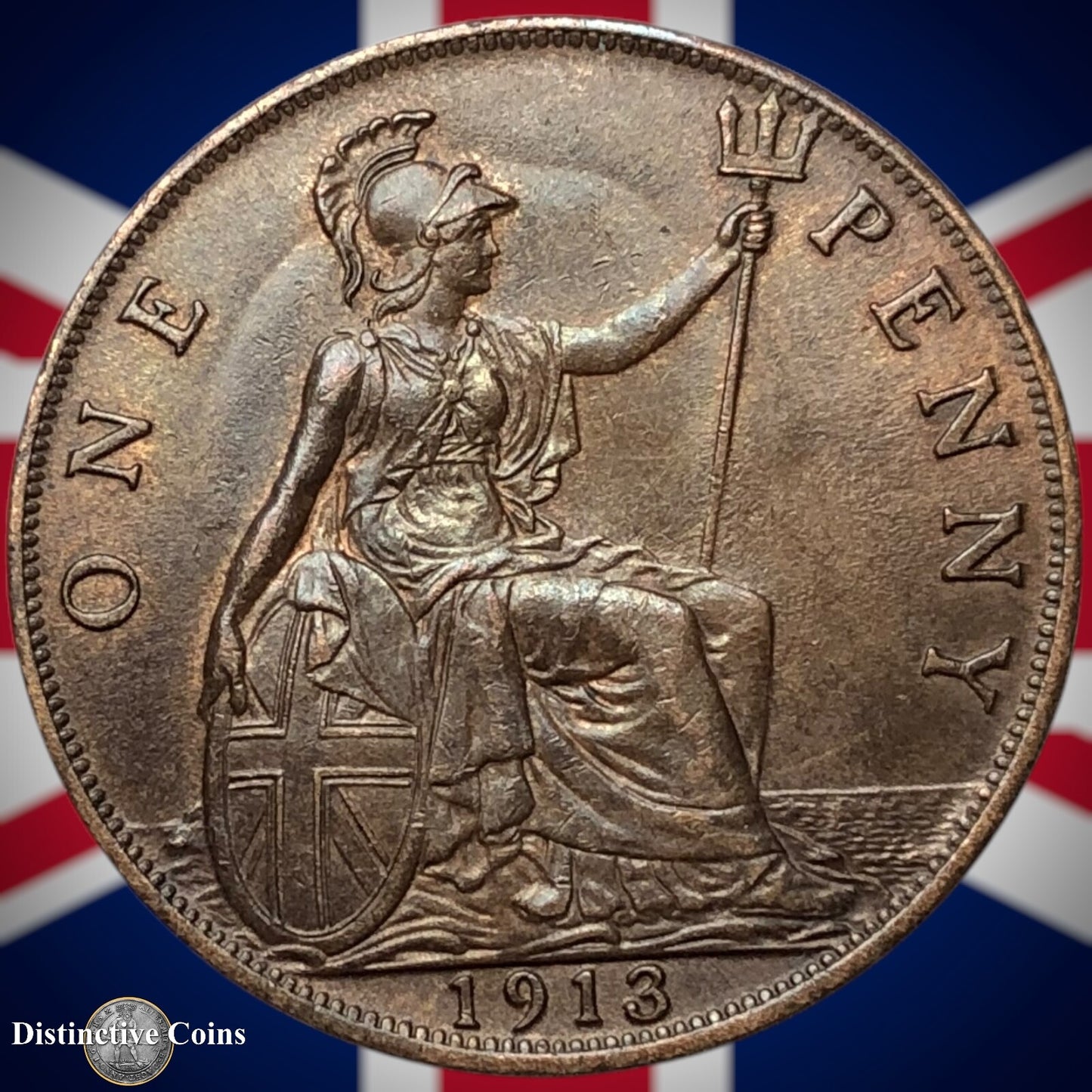 Great Britain 1913 Penny 1d GB6806
