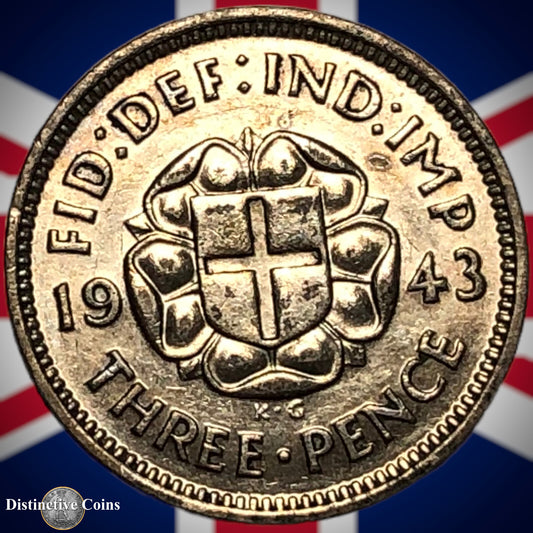 Great Britain 1943 Three Pence GB2350