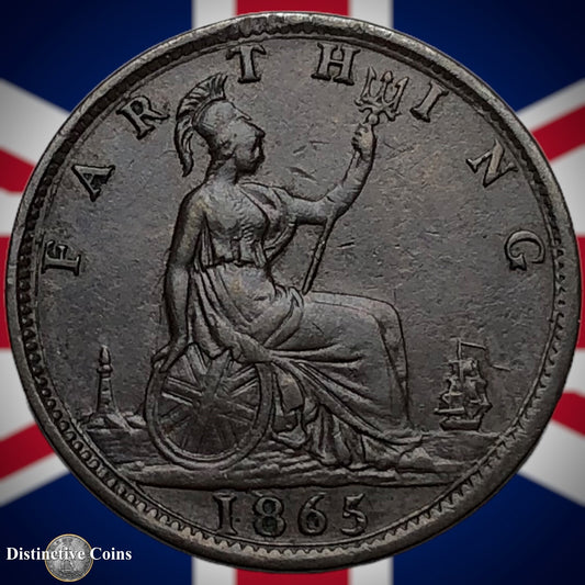 Great Britain 1865 Farthing 1/4d GB3532