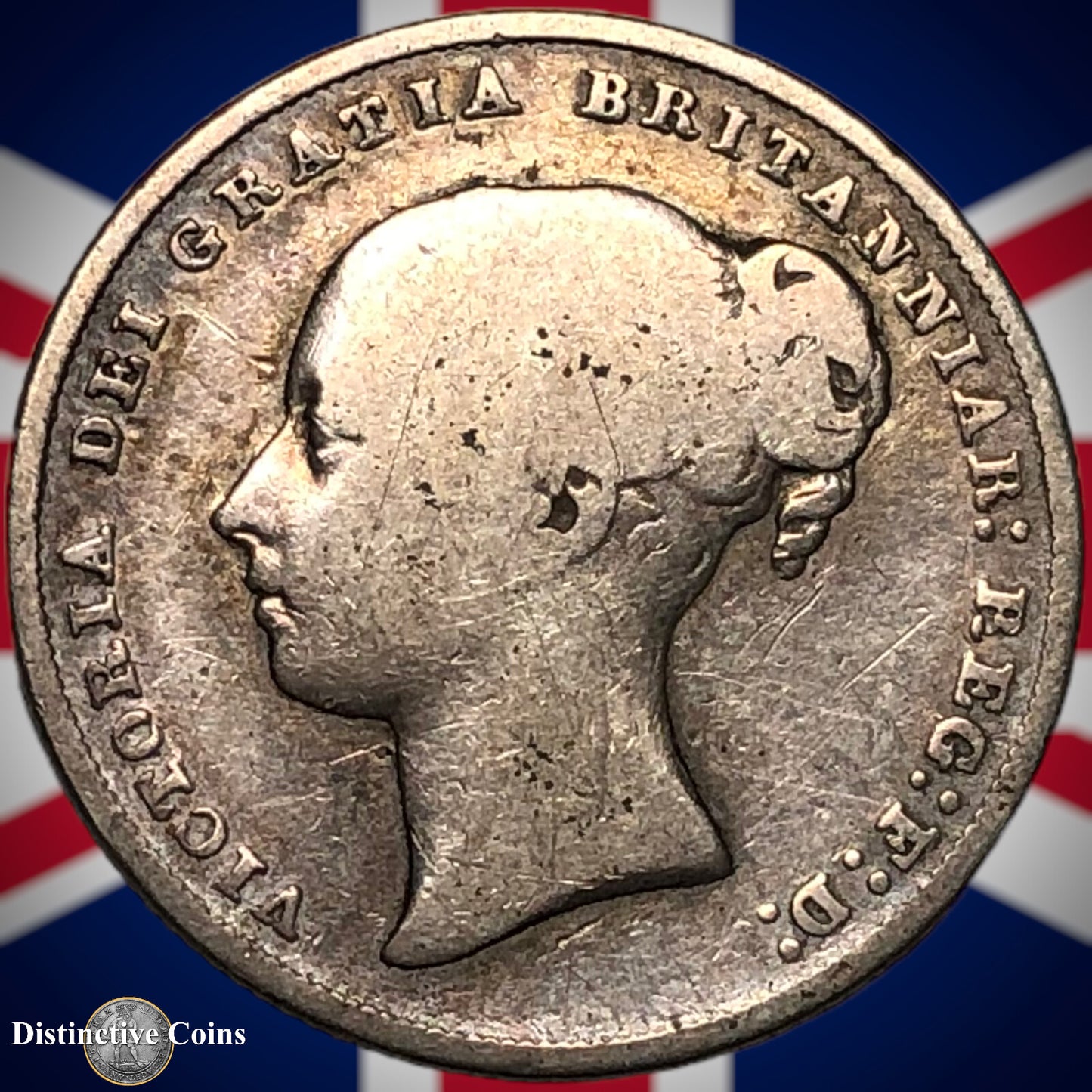 Great Britain 1844 British One Shilling GB0186