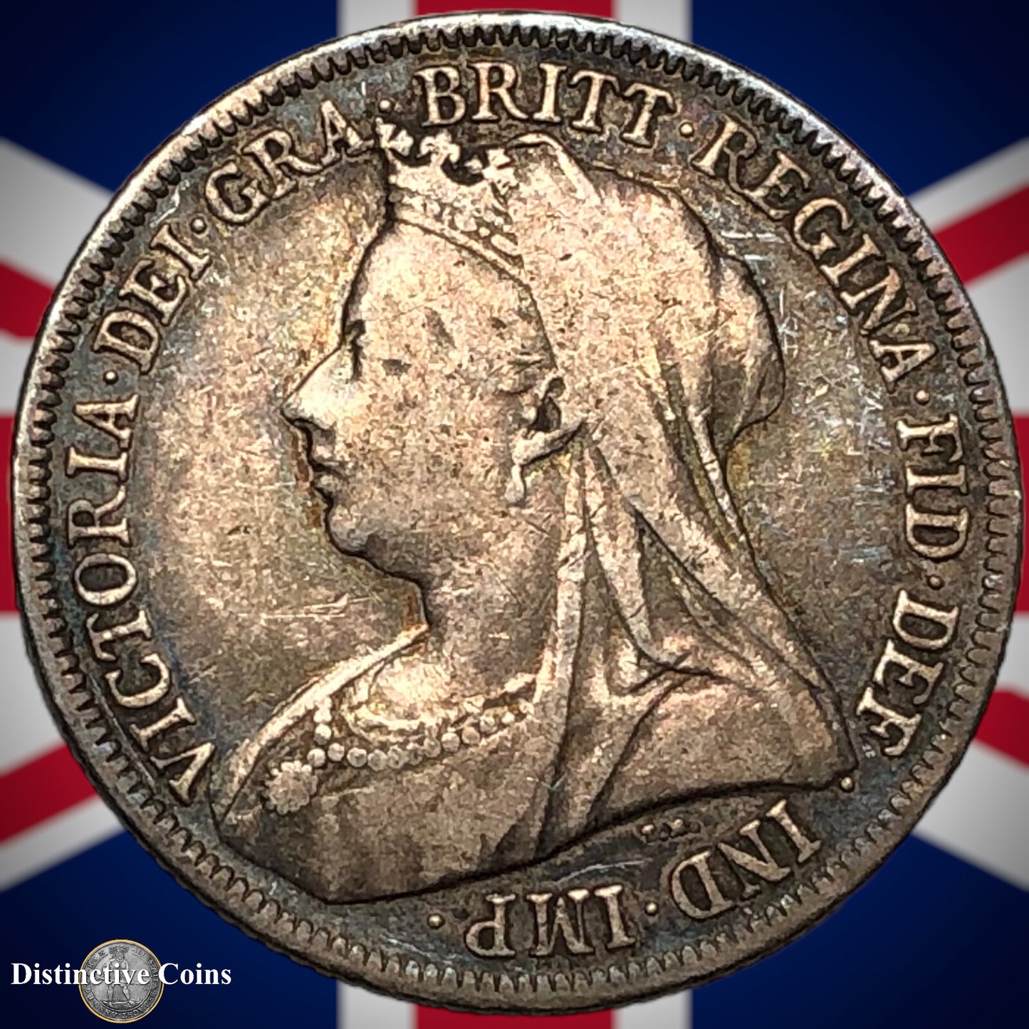 Great Britain 1899 British One Shilling GB0695