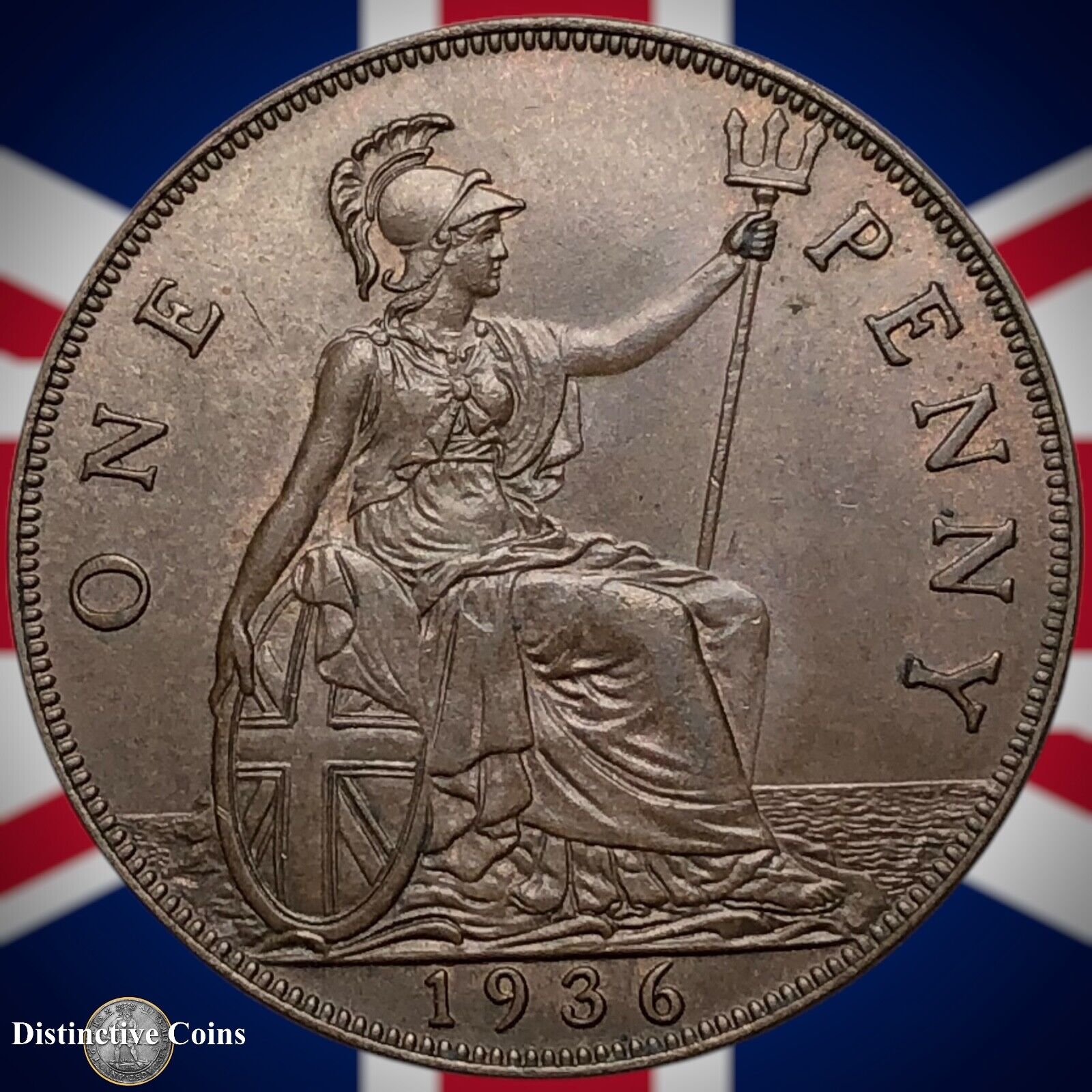 Great Britain 1936 Penny 1d GB7193