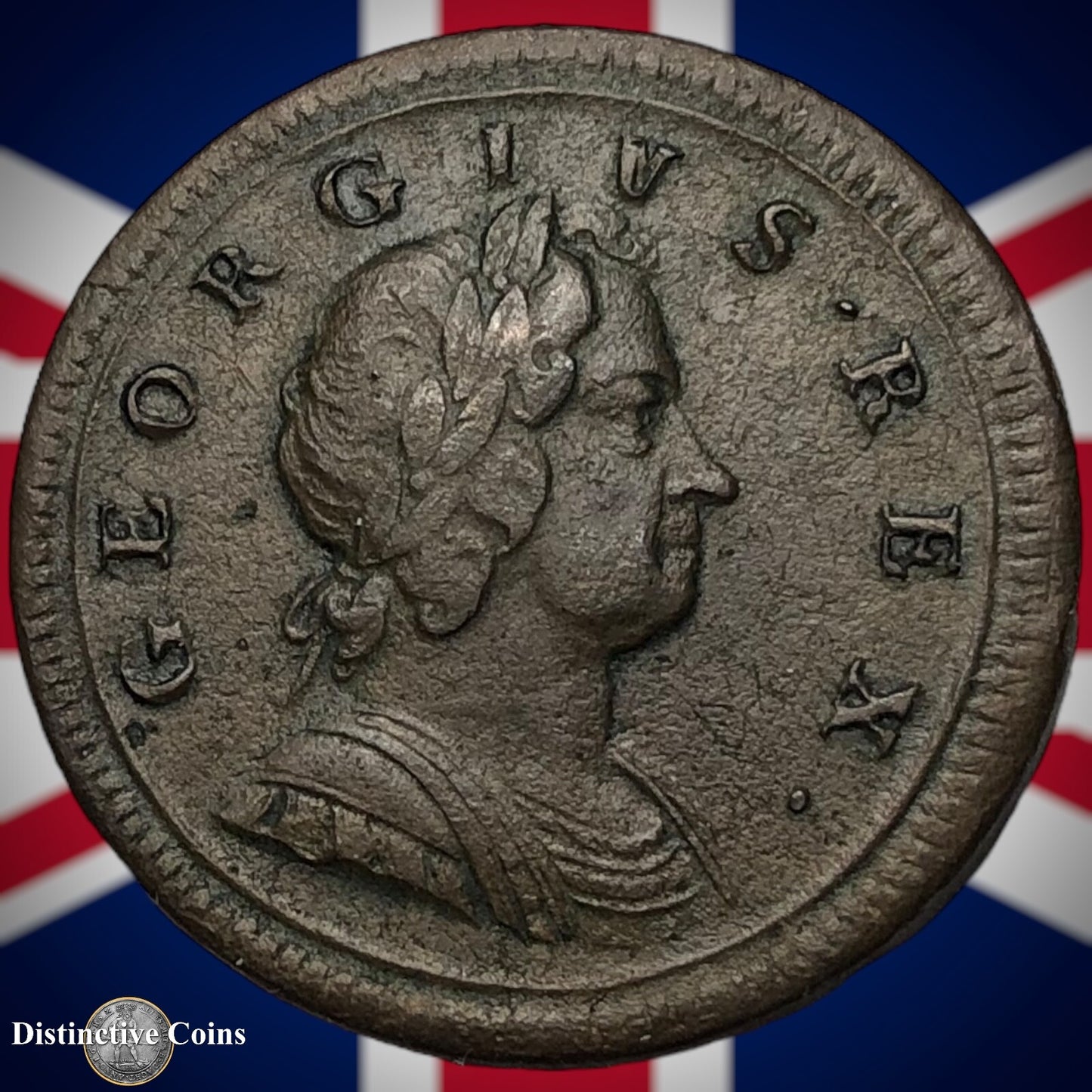 Great Britain 1724 Half Penny 1/2d GB5039