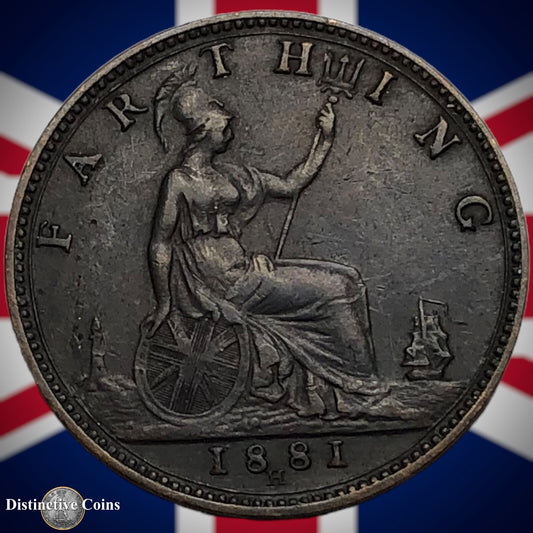 Great Britain 1881 H Farthing 1/4d GB3910