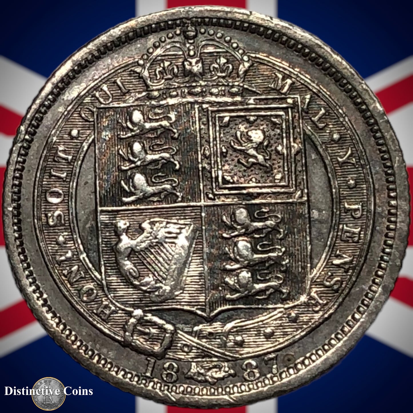 Great Britain 1887 Six Pence GB2687