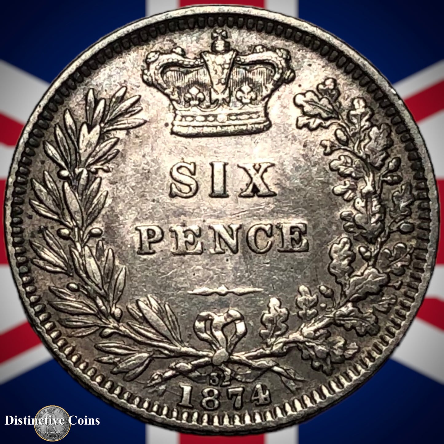 Great Britain 1874 Six Pence GB2607