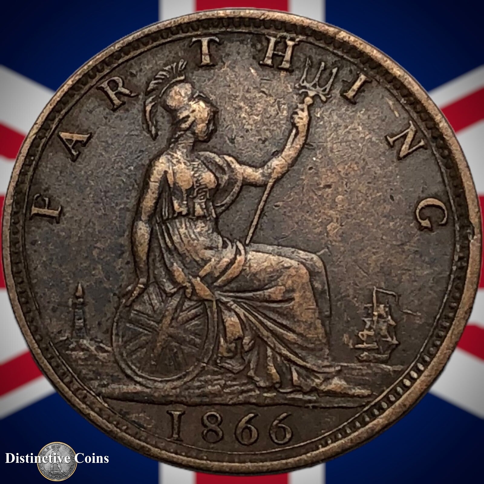 Great Britain 1866 Farthing 1/4d GB3572