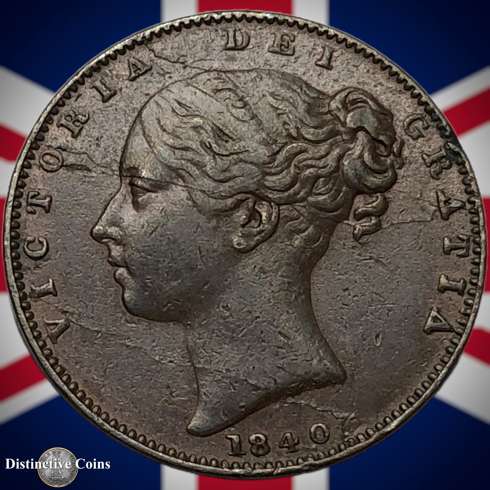Great Britain 1840 Farthing 1/4d GB3401