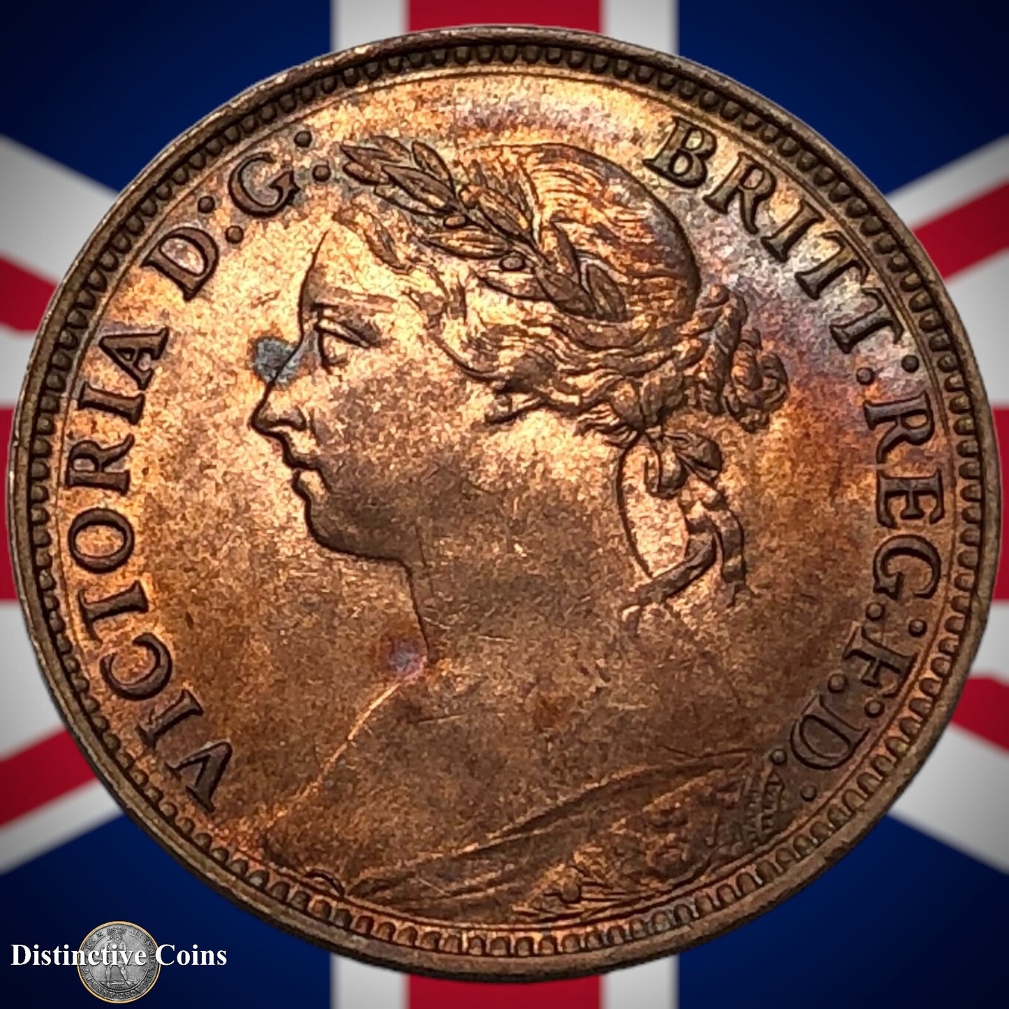 Great Britain 1886 Farthing 1/4d GB4228