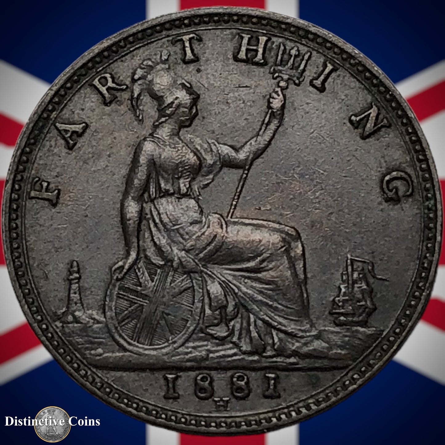 Great Britain 1881 H Farthing 1/4d GB3964